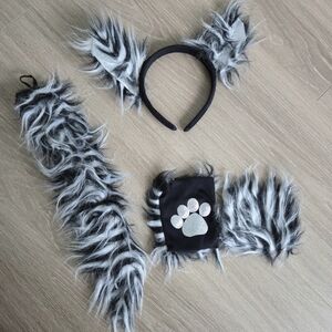 Furry Costume Set - 3 Pieces